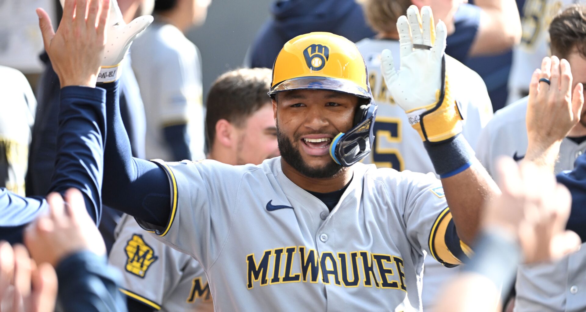 Chourio welcomed back in Milwaukee