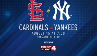 Friday’s Cardinals-Yankees game to air on First Alert 4
