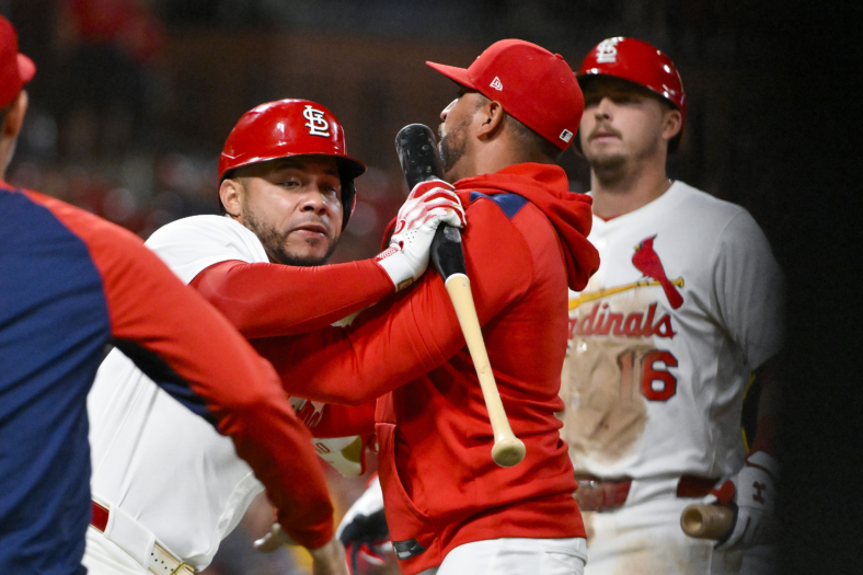 St. Louis Cardinals designated hitter Willson Contreras