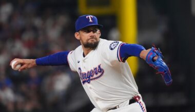 Rangers’ Nathan Eovaldi is having a historic season. Why isn’t he on MLB’s leaderboards?