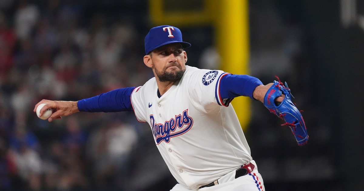 Rangers’ Nathan Eovaldi is having a historic season. Why isn’t he on MLB’s leaderboards?