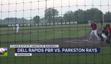 Parkston Rays edge Dells PBR at State Amateur Baseball Tournament