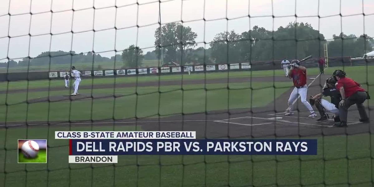 Parkston Rays edge Dells PBR at State Amateur Baseball Tournament