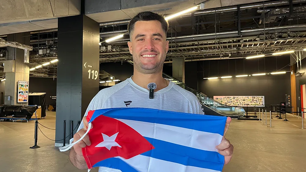 Hokkaido Nippon-Ham Fighters player Ariel Martínez ©PLM