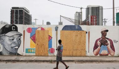 Miami Marlins join efforts to restore defaced Jackie Robinson and Minnie Miñoso mural in Overtown