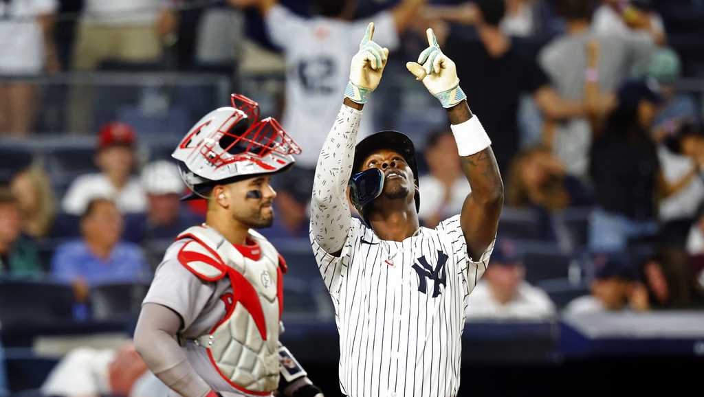 Chisholm, Grisham both homer twice as Yankees beat Red Sox 7-2 to avoid 4-game sweep
