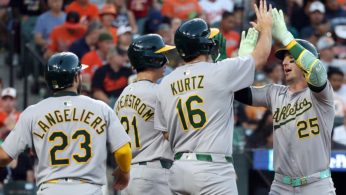 Shea Langeliers, Brent Rooker fuel Athletics’ offense vs. Orioles – NBC Sports Bay Area & California