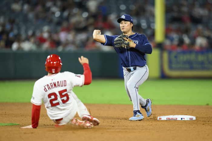 Awesome Kim is back The 7th shortstop in the game against the Seattle Mariners on the 10th, reappeared in three days. Showing his pride as the team's highest paid player