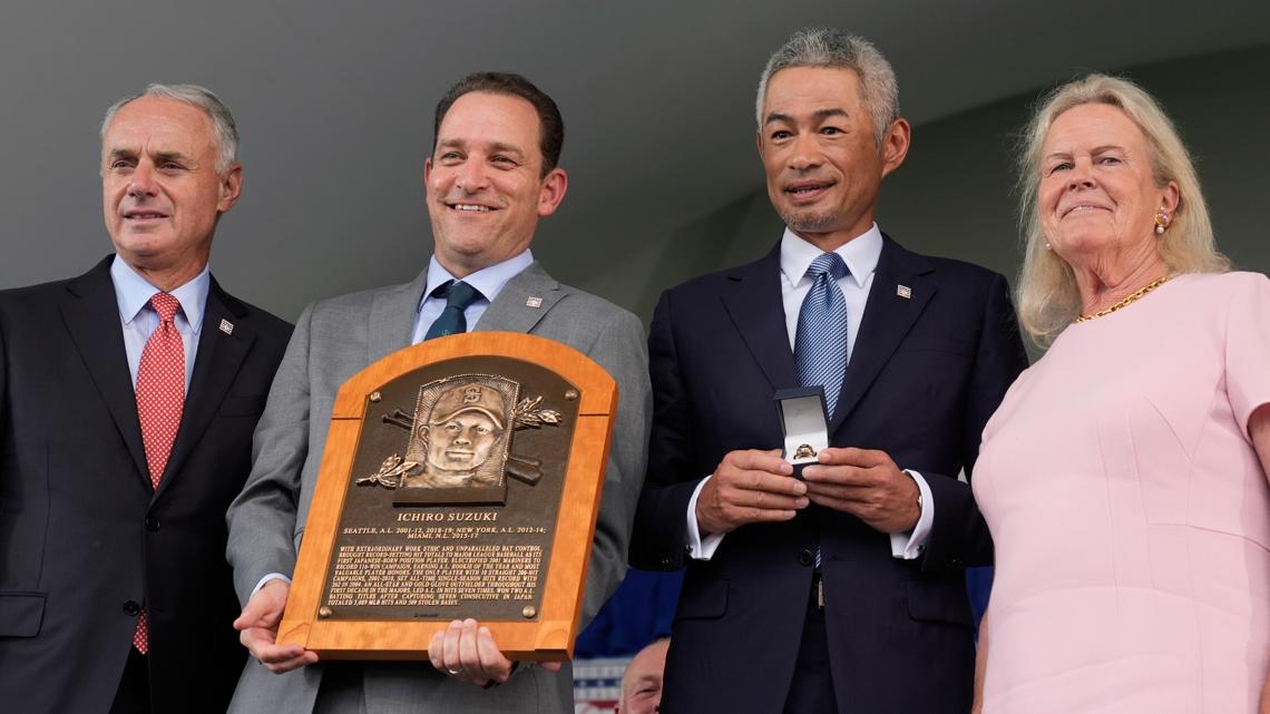 Ichiro Suzuki officially inducted into Baseball Hall of Fame
