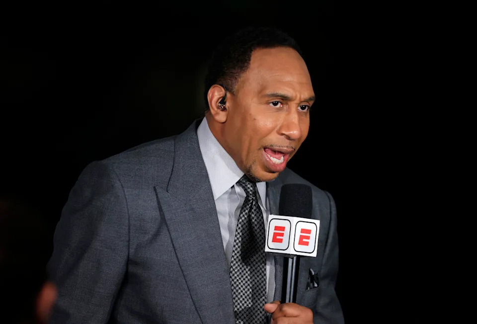 ESPN analyst Stephen A. Smith during Game Three of the NBA Finals between the Milwaukee Bucks and the Phoenix Suns.Justin Casterline&sol;Getty Images