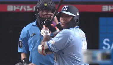 Saitama Seibu Lions player Cedeño © Pacific League TV