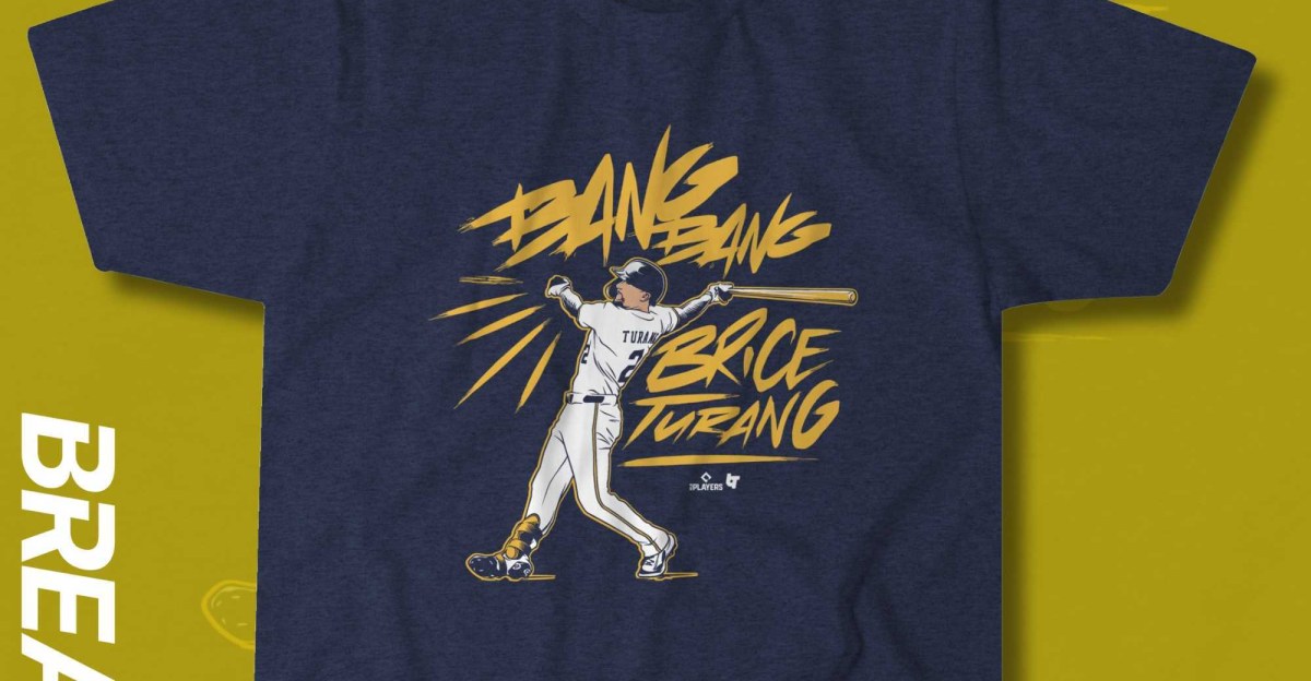 New “Bang Bang Brice Turang” shirt from Breaking T