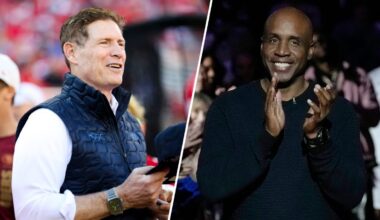 Morgan Wallen walks out with Barry Bonds, Steve Young at show – NBC Sports Bay Area & California