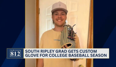 South Ripley grad gets custom glove ahead of college baseball season