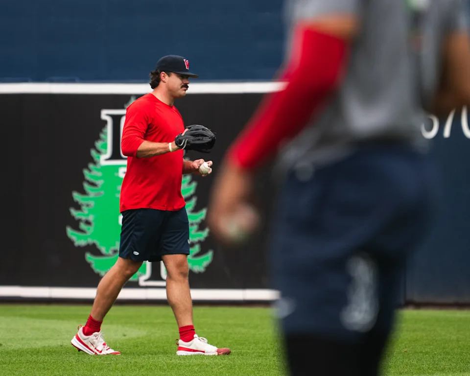 Red Sox pitching prospect Payton Tolle spent his first day with Triple-A Worcester on Aug. 6 after receiving a promotion from Double-A Portland.