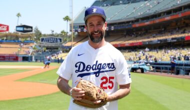 Watch ‘The Pitt’ Star Noah Wyle Throw First Pitch at Dodgers Game
