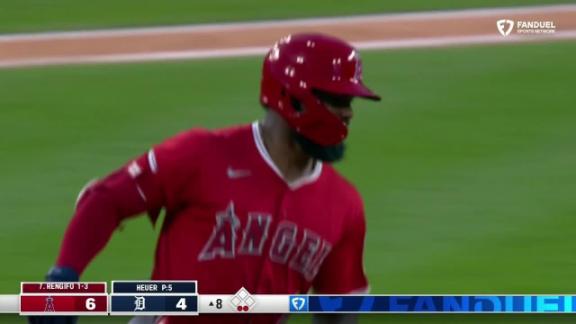 Taylor Ward homers and drives in 3 runs in the Angels' 7-4 victory over the Tigers