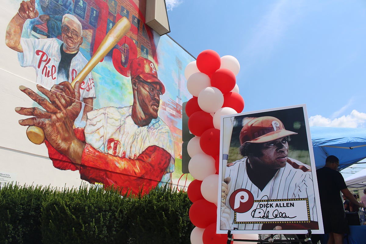 South Philadelphia mural honors Phillies legend Dick Allen