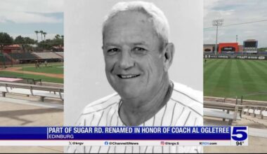 Section of Sugar Road renamed after legendary UTRGV baseball coach