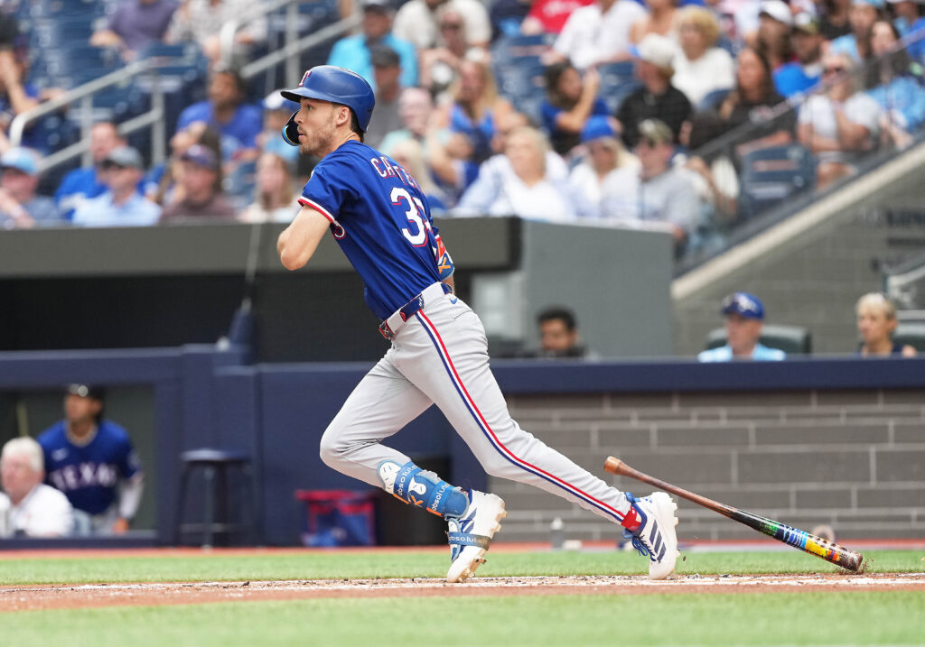 Evan Carter Diagnosed With Fractured Wrist