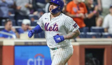 Mets and Francisco Alvarez can’t catch a break; young catcher undergoes MRI for jammed thumb