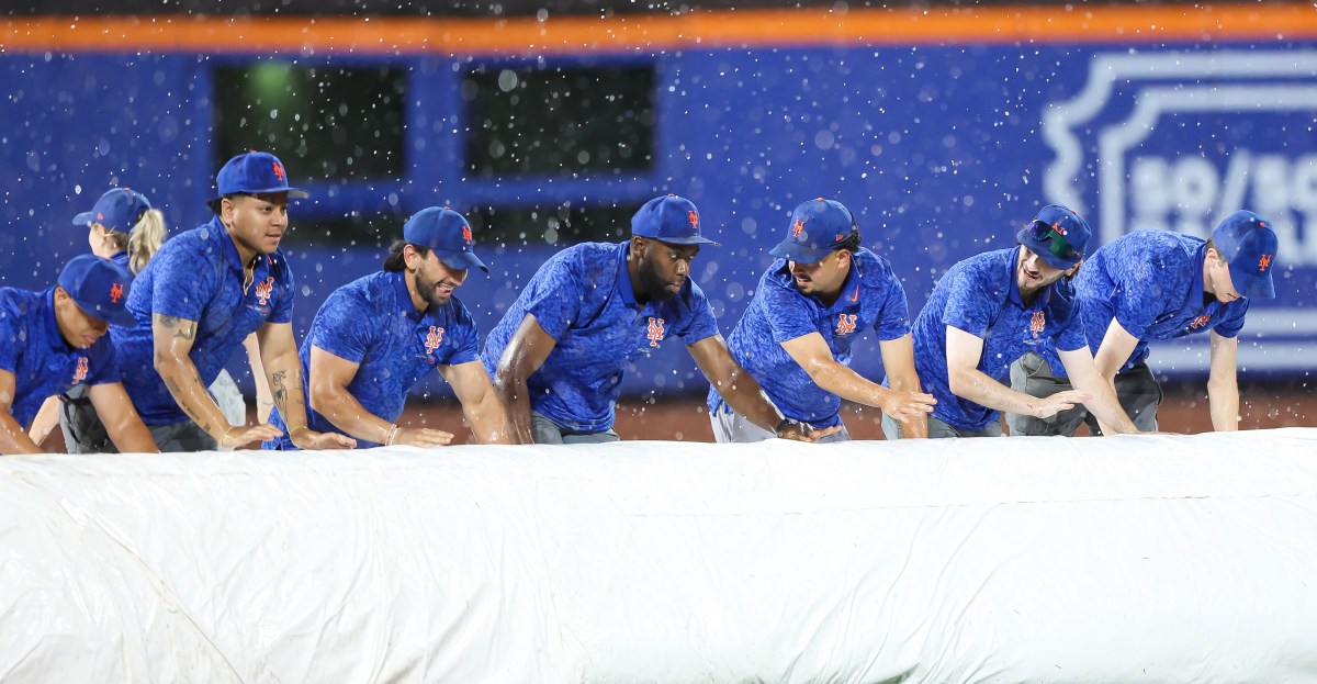 Braves at Mets rain delay updates