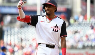 Darren Baker, son of Dusty Baker, gets his 1st MLB hit with Washington Nationals