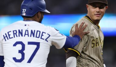 Game 122: San Diego Padres at Los Angeles Dodgers