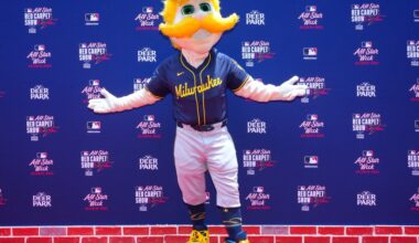 The monkey on the Cincinnati Reds back