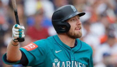 Mariners injury updates: Luke Raley returns, Logan Evans to IL, Josh Naylor a late scratch