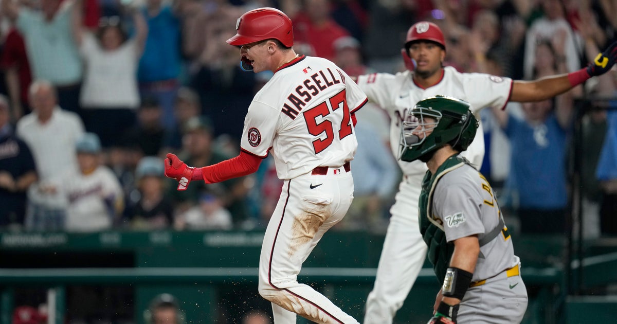 Nationals end 6-game skid with 2-1 walk-off win over Athletics