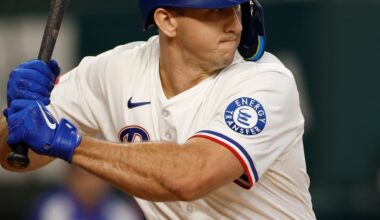 Texas Rangers lineup for August 9, 2025