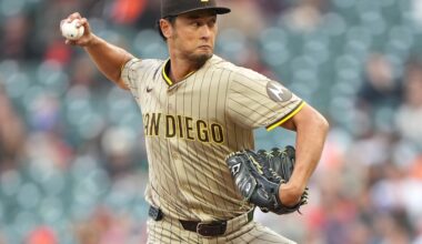 Giants fall to Darvish, Padres, 4-1