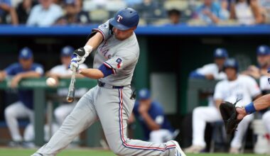 Game No. 129 - Texas Rangers at Kansas City Royals