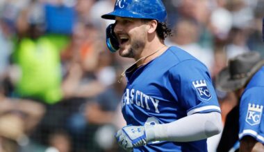 Royals win wild game in Detroit 10-8 to avoid sweep