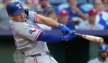 Ninth inning outburst helps Texas Rangers overcome Kansas City Royals