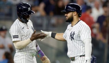 Yankees bring bats to 10-5 win over Nationals behind Schlittler, Rice