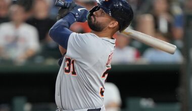 Tigers bullpen locks down Royals as Riley Greene collects his 100th RBI