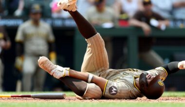 Mariners add on gratuitious Vedder Cup win, beating Padres 4-3 behind Bryan Woo and Eugenio Suárez