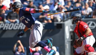 Randy Arozarena homers in Mariners win, road skid ends in Cleveland