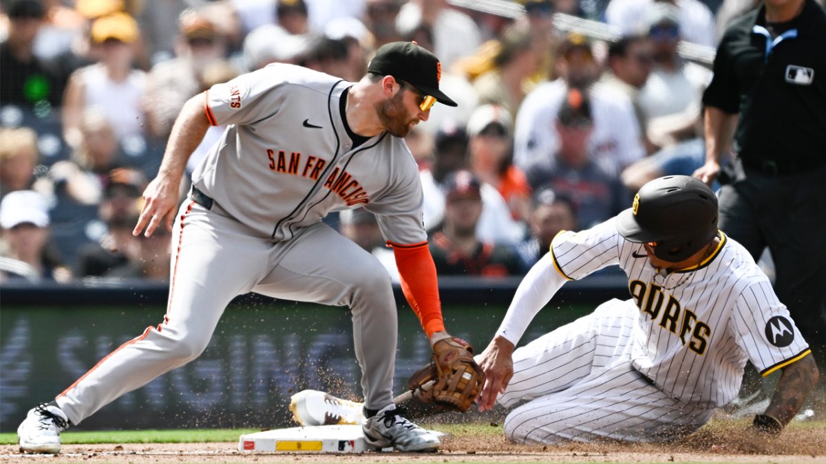 Sloppy Giants continue to look overmatched by Padres all around – NBC Sports Bay Area & California