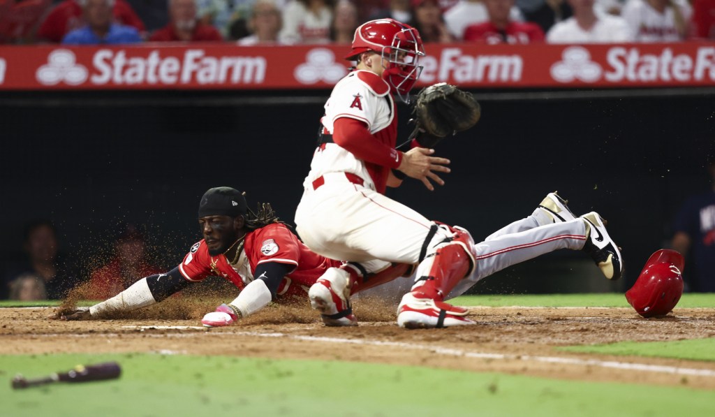 Angels’ bats never get going in loss to Reds – Redlands Daily Facts