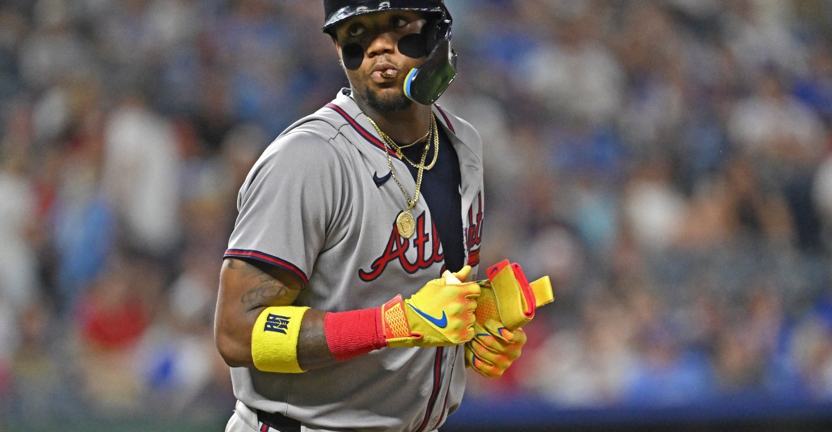 Ronald Acuña Jr. hits third in return to lineup against Guardians