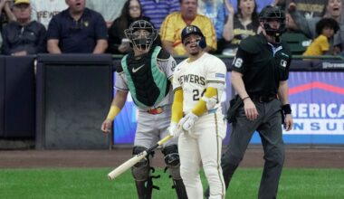 Brewers escape with 9-8 victory over D-backs after bullpen blows lead