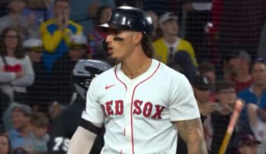 Jarren Duran gets vulgar with fan after striking out