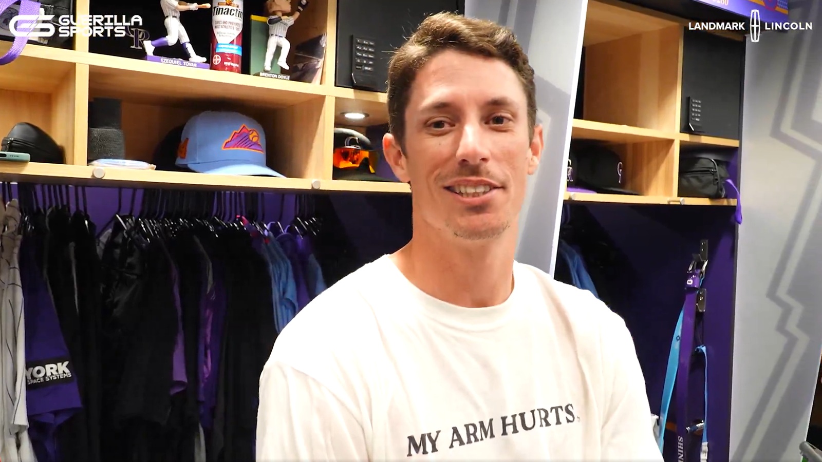 Rockies reliever trolls everyone with his 'My Arm Hurts' T-shirt