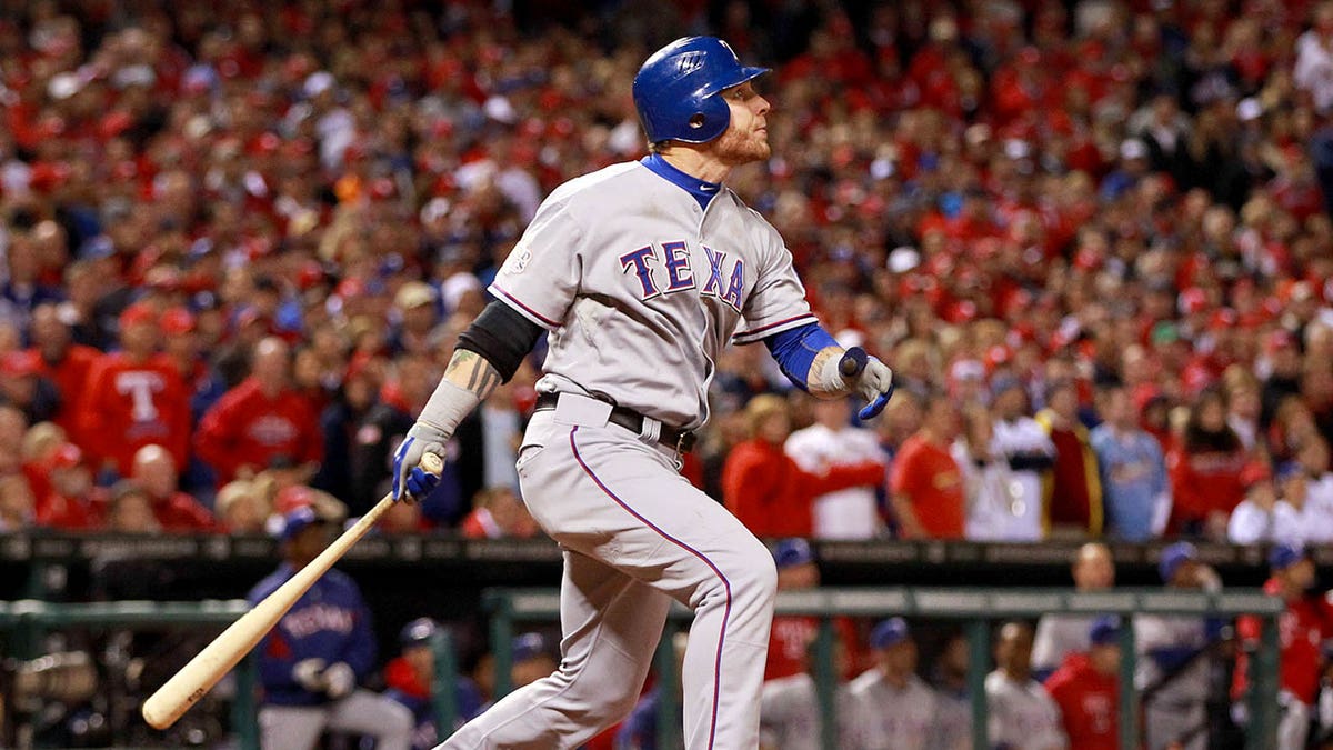 Josh Hamilton in action