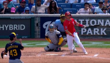 Brewers Sweep Nationals with Rout in Finale