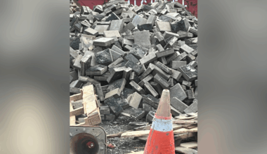 Removed Bucco Bricks from Pittsburgh's PNC Park found dumped at recycling facility