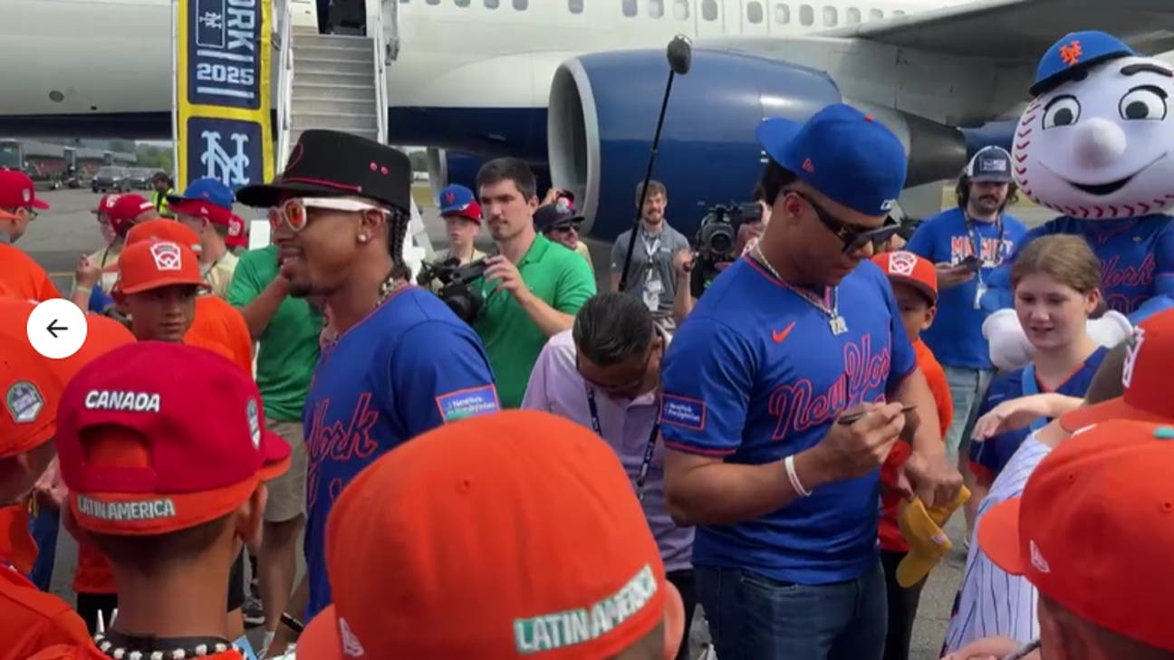 SEE IT: Mets arrive in Williamsport for 2025 MLB Little League Classic - SNY